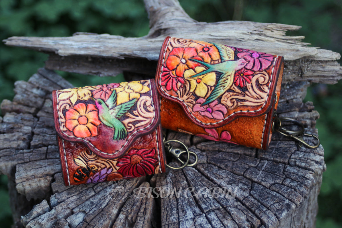 Hand tooled AirPods Cases